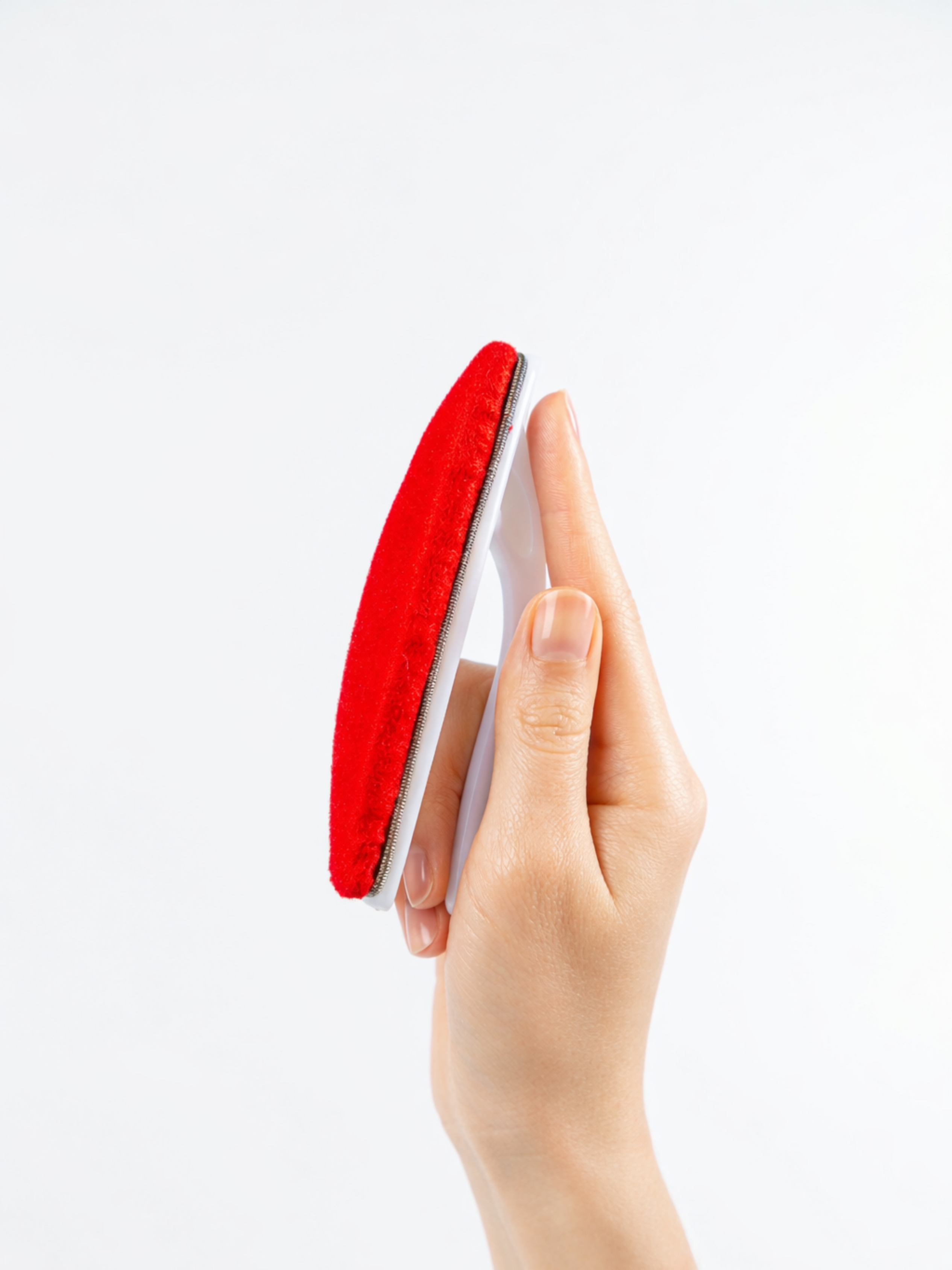 Japanese Manicure Buffer Set – 2 Handles + 2 Replaceable Files, Red & White, YaM8