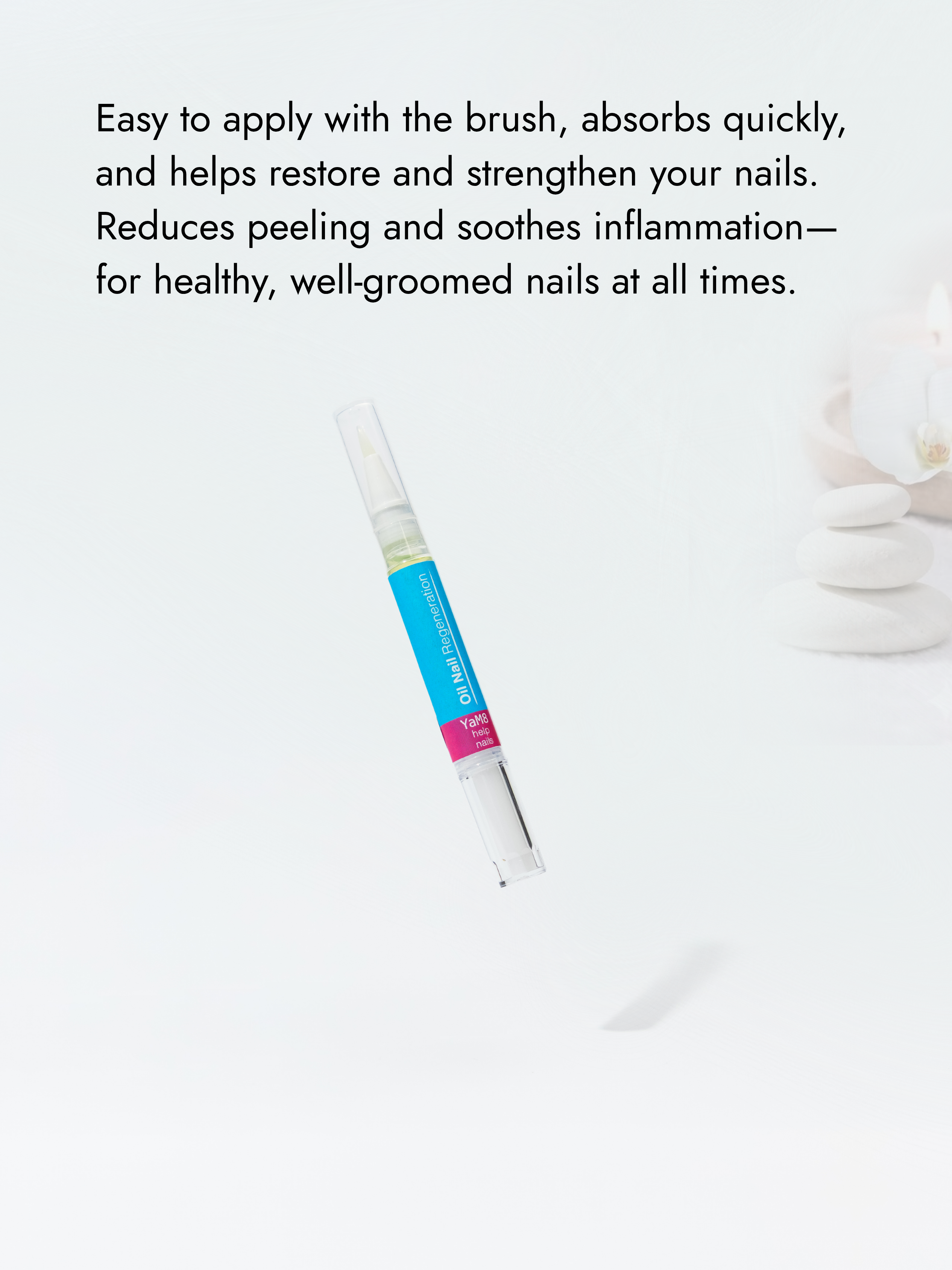 Nail Regeneration Oil Pen with a brush YaM8, 3ml