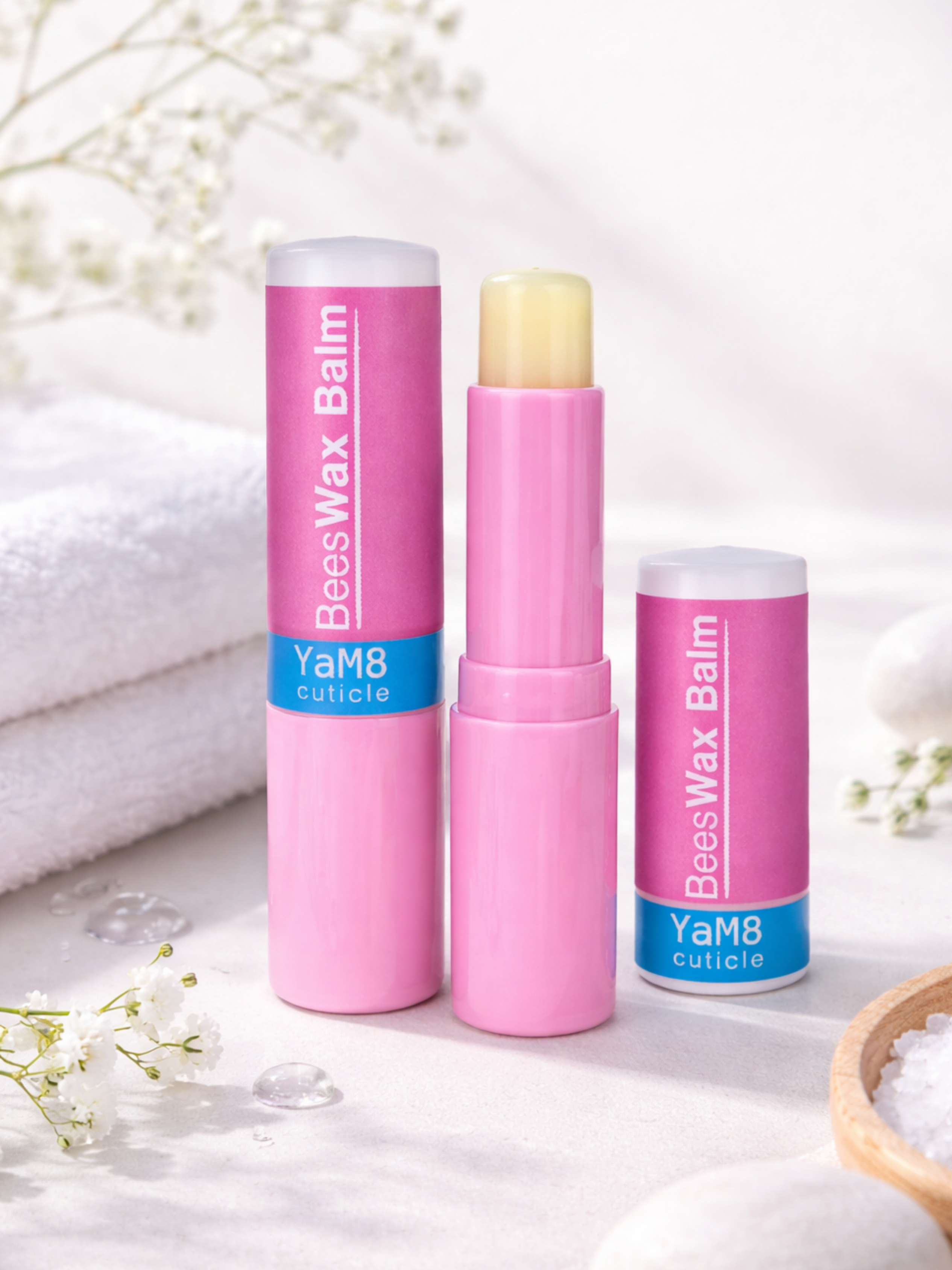 Natural Beeswax Cuticle Balm Stick YaM8