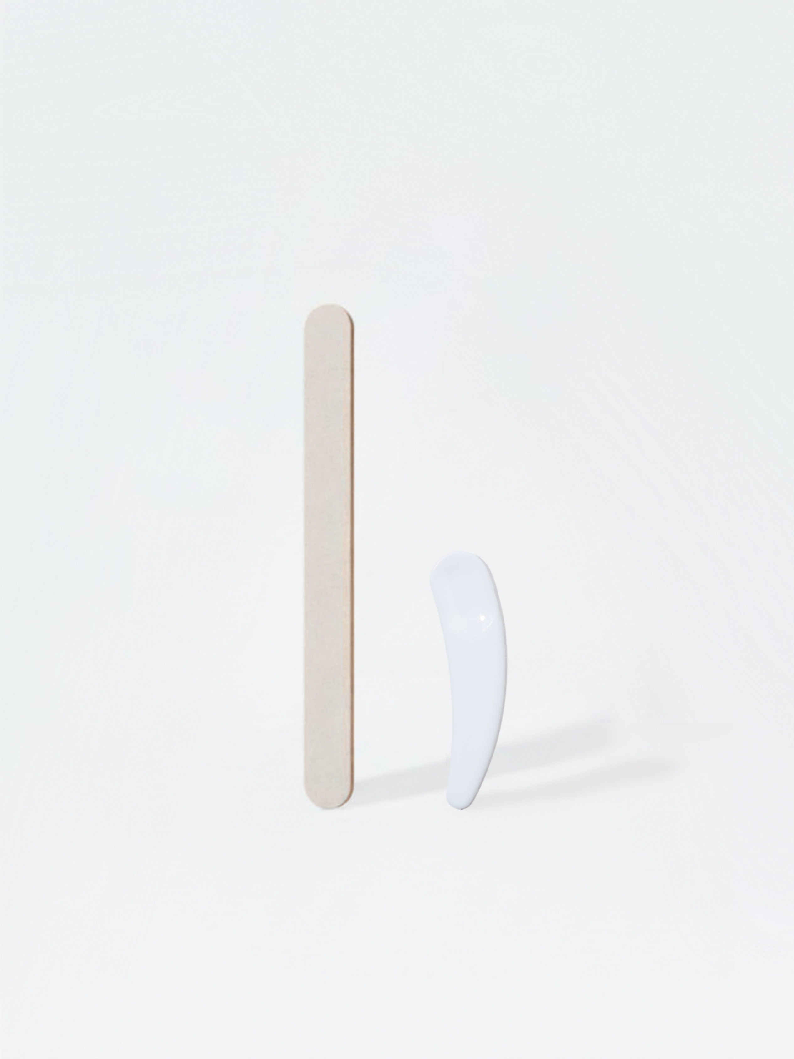 Plastic Cosmetic Spatula - File for filing the free edge
