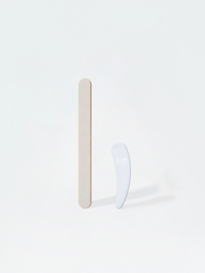 Plastic Cosmetic Spatula - File for filing the free edge