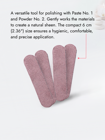 Double-Sided Suede &amp; Polishing Files Set for Japanese Manicure – 4 Pack, YaM8