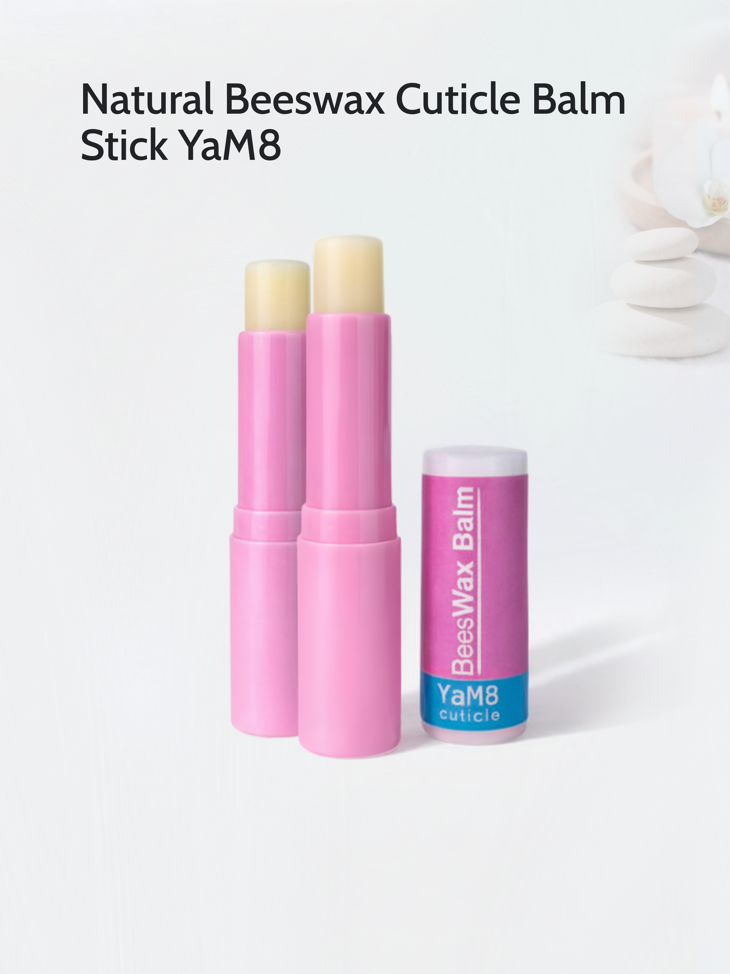 Natural Beeswax Cuticle Balm Stick YaM8