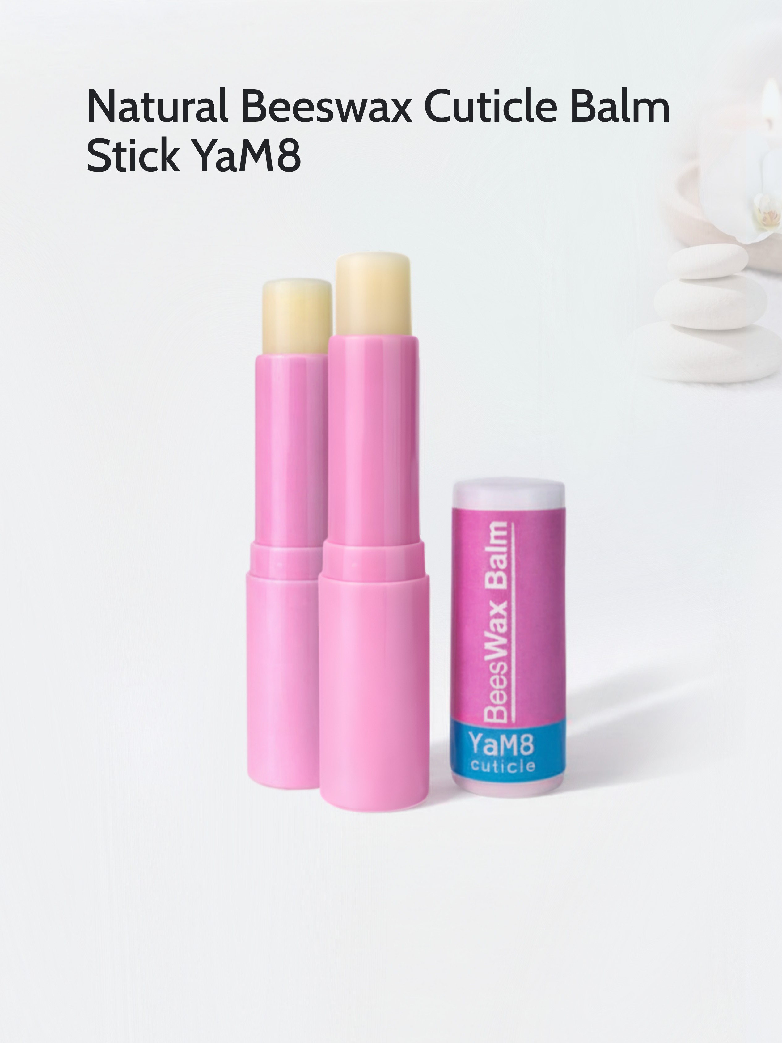 Natural Beeswax Cuticle Balm Stick YaM8