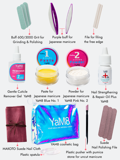 Japanese Manicure Kit Pro Home YaM8 10 ml