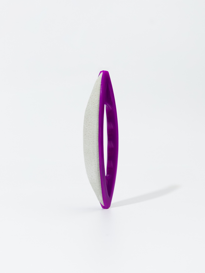 Purple buff for Japanese manicure, suede