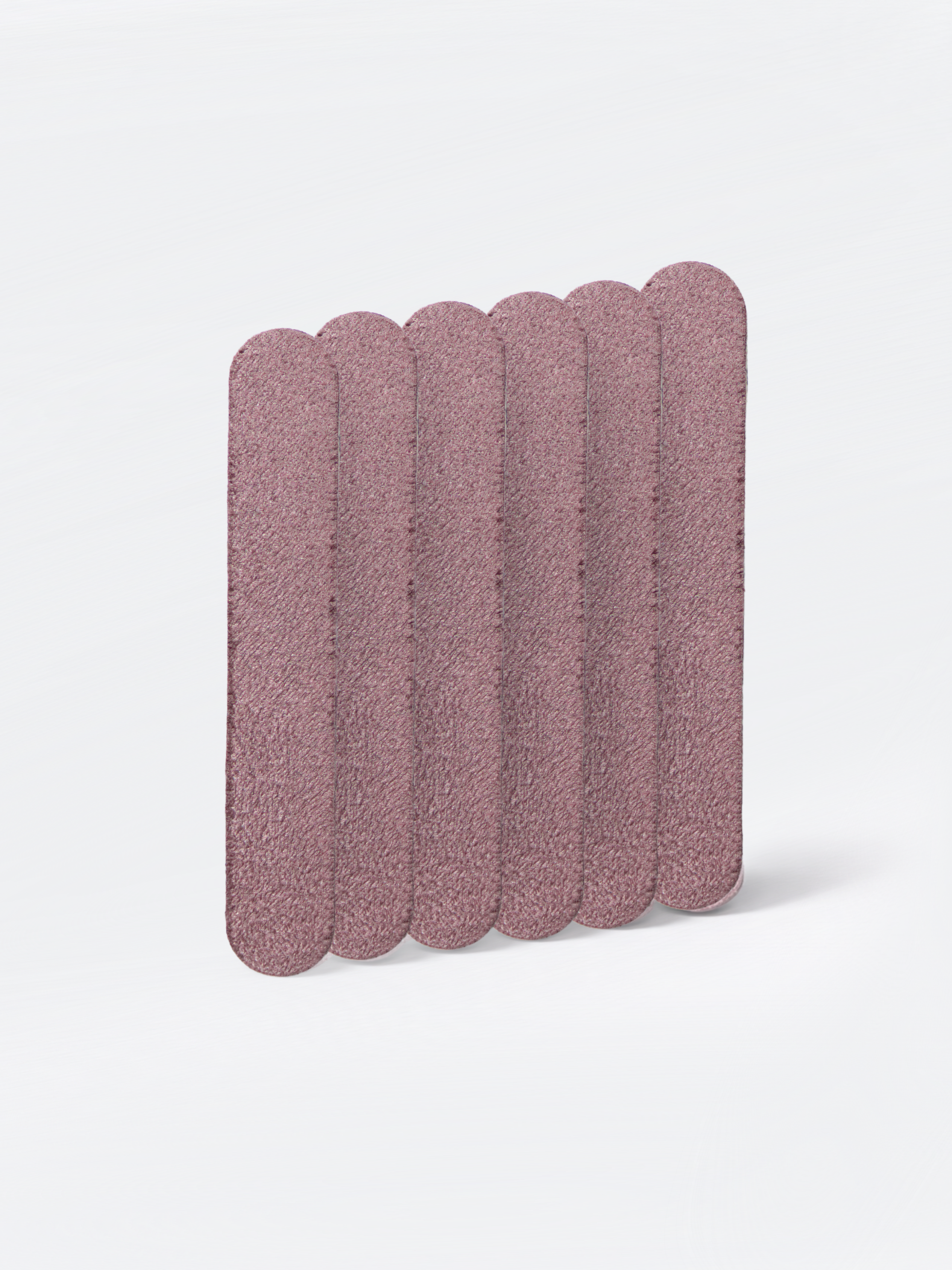 Suede Nail Polishing File – Double-Sided – 6 Pack, 9см (3.54), YaM8