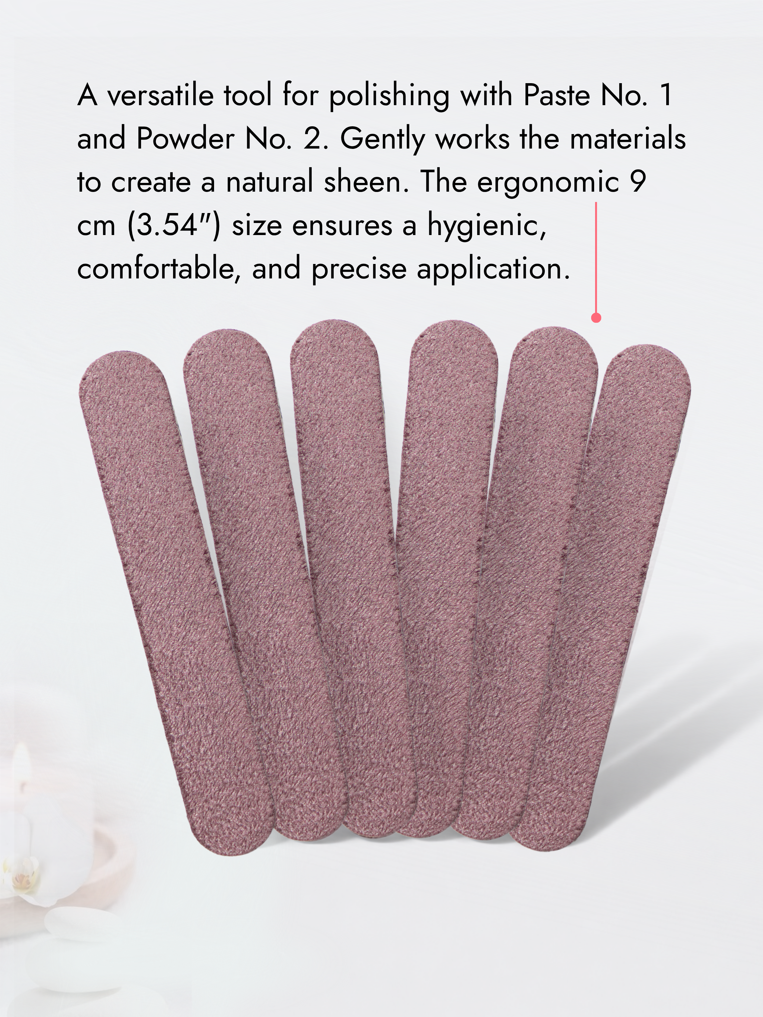 Suede Nail Polishing File – Double-Sided – 6 Pack, 9см (3.54), YaM8